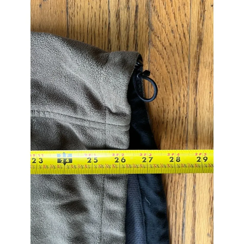 THE NORTH FACE Gray 1/4 Zip Outdoor Fleece Pullover Sweatshirt Top  Mens Size XL